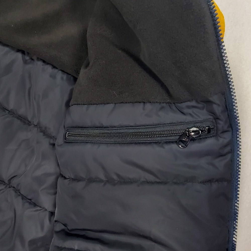 Columbia Timber Ridge Parka Jacket Mens M Navy Yellow Insulated Coat - Picture 6 of 12